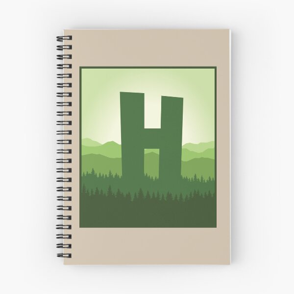 Item preview, Letter H - In the Pine Forrest designed and sold by pixelinga.
