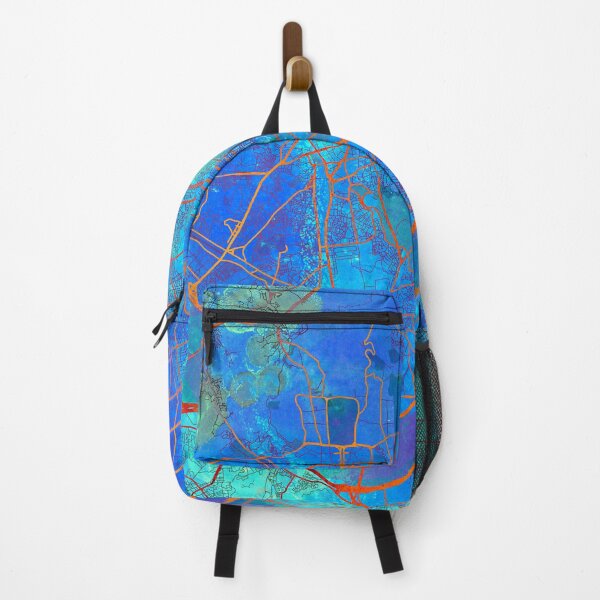 Item preview, Seoul South Korea Street Map Blue Lagoon designed and sold by IvonDesign.