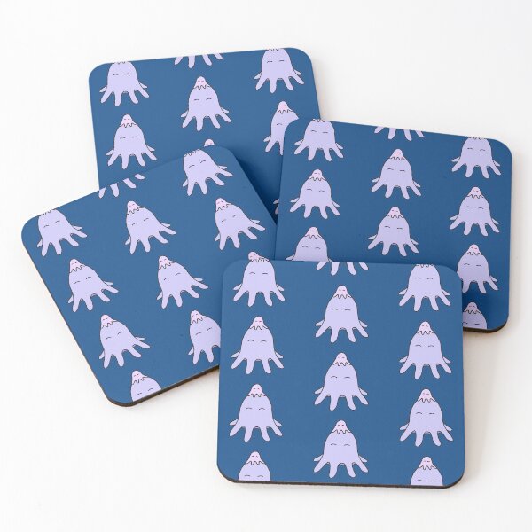 Item preview, Octopus Friends – Lilac on Blue Repeat designed and sold by ImperfectLife.