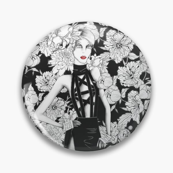 Fashion Illustration Pin