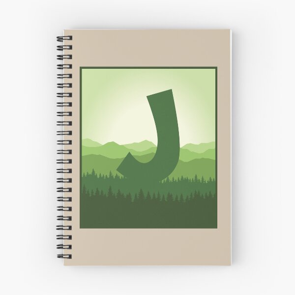 Artikelvorschau, Letter J - In the Pine Forrest entworfen und verkauft von pixelinga.
