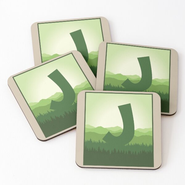 Item preview, Letter J - In the Pine Forrest designed and sold by pixelinga.