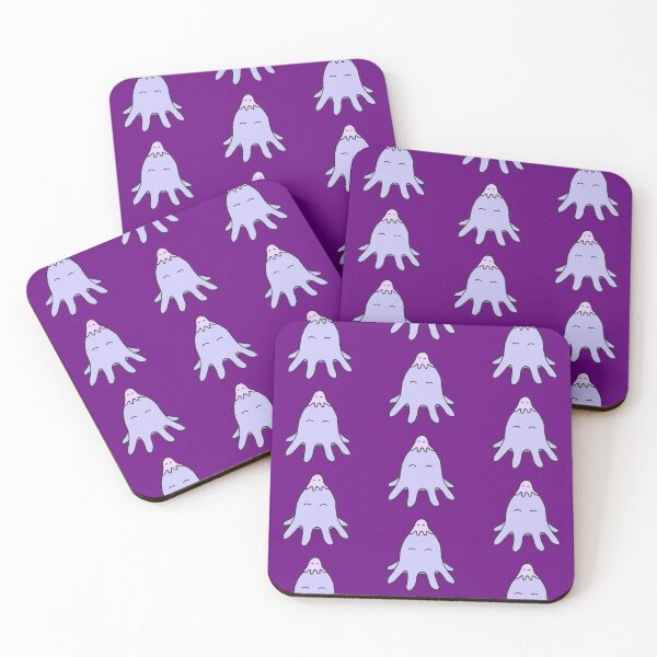 Item preview, Octopus Friends – Lilac on Grape Repeat designed and sold by ImperfectLife.
