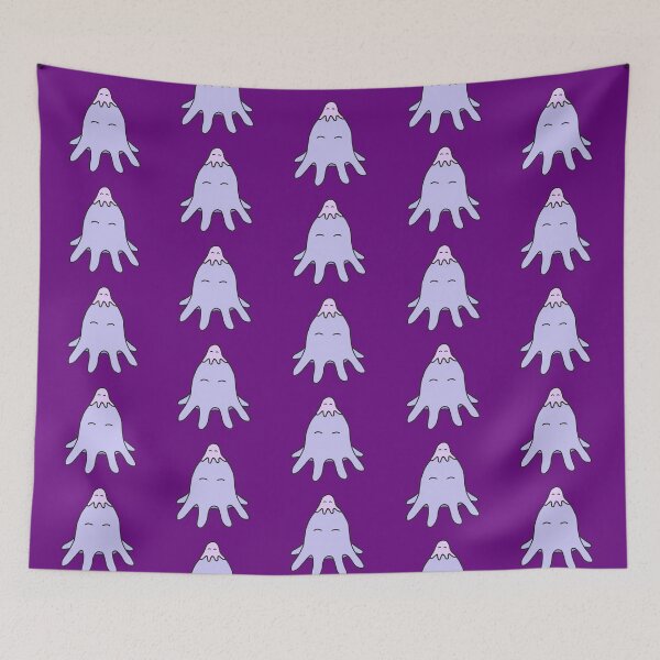 Item preview, Octopus Friends – Lilac on Grape Repeat designed and sold by ImperfectLife.
