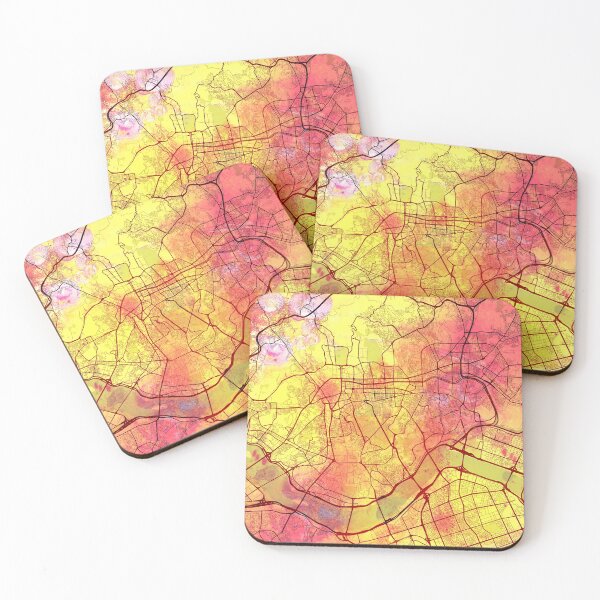 Item preview, Seoul South Korea Street Map Magma Eruption designed and sold by IvonDesign.