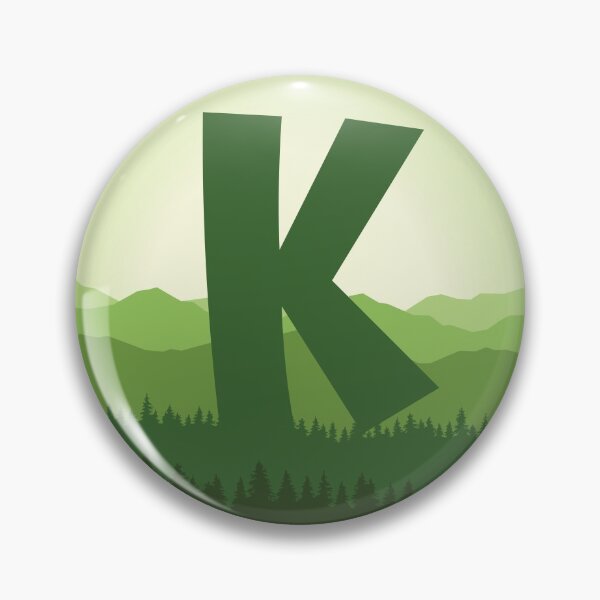 Item preview, Letter K - In the Pine Forrest designed and sold by pixelinga.