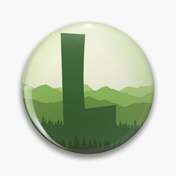 Item preview, Letter L - In the Pine Forrest designed and sold by pixelinga.