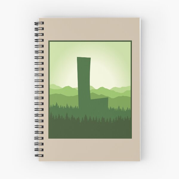 Item preview, Letter L - In the Pine Forrest designed and sold by pixelinga.