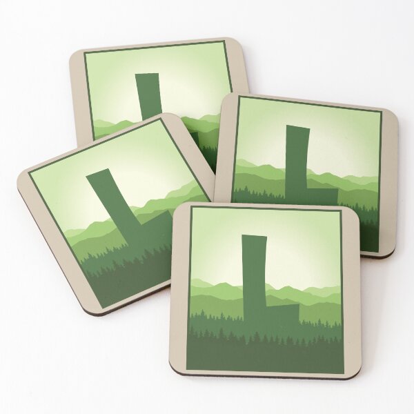 Item preview, Letter L - In the Pine Forrest designed and sold by pixelinga.