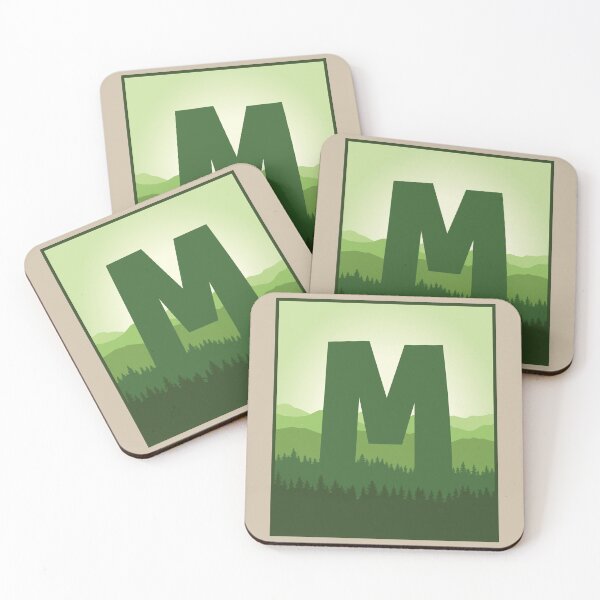 Item preview, Letter M - In the Pine Forrest designed and sold by pixelinga.