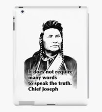 Chief Joseph iPad Case/Skin