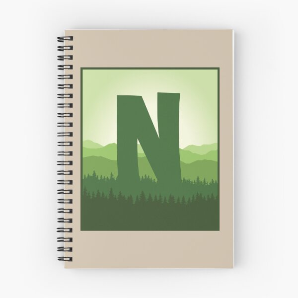 Item preview, Letter N - In the Pine Forrest designed and sold by pixelinga.
