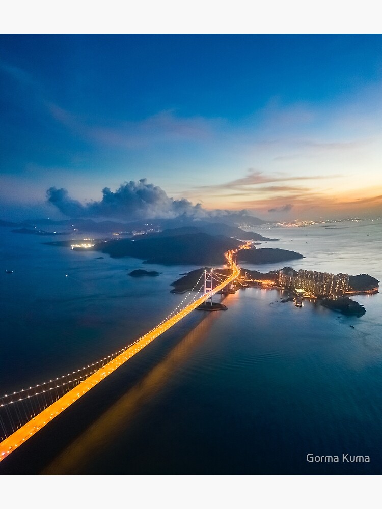 Tsing Ma Bridge by aheiay