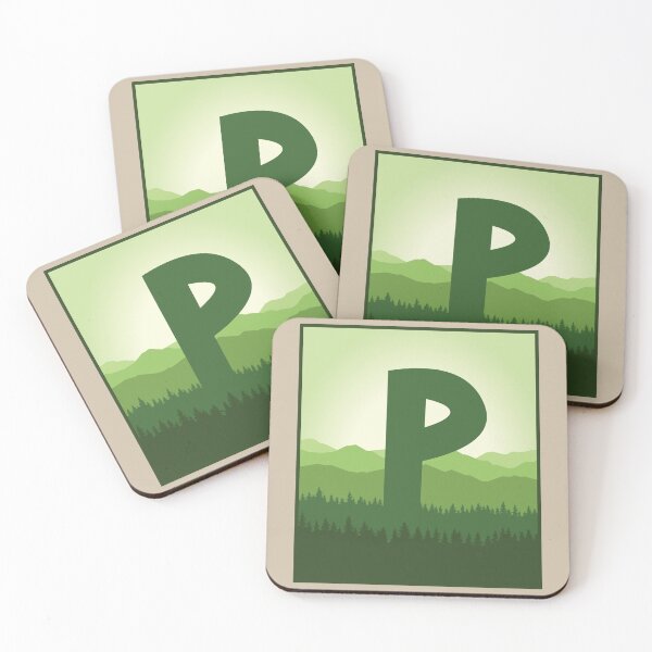 Item preview, Letter P - In the Pine Forrest designed and sold by pixelinga.