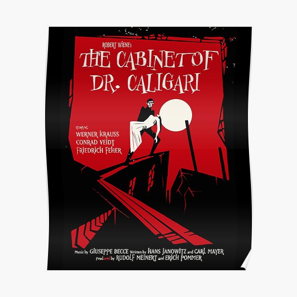 The Cabinet Of Dr Caligari Wall Art Redbubble