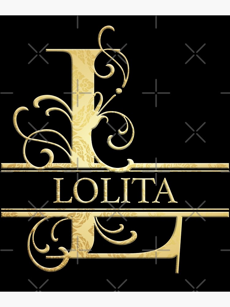 Disover Lolita Name -  Monogram Letter L The Lolita Name Gift For Lolita Premium Matte Vertical Poster