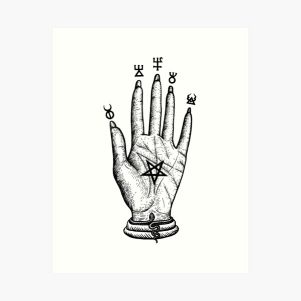 Hand of The Wise by Gemma Gary Art Print