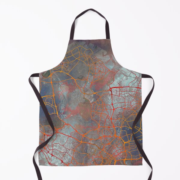 Item preview, Singapore Asia Street Map Urban designed and sold by IvonDesign.