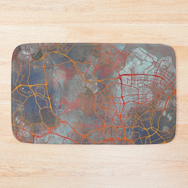 Item preview, Singapore Asia Street Map Urban designed and sold by IvonDesign.