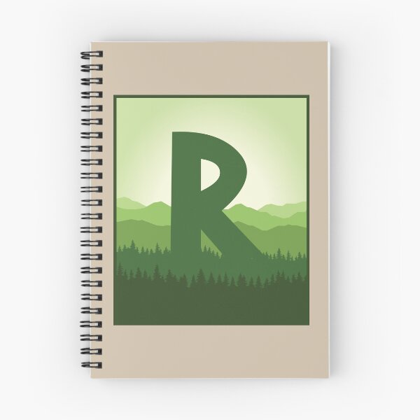 Artikelvorschau, Letter R - In the Pine Forrest entworfen und verkauft von pixelinga.