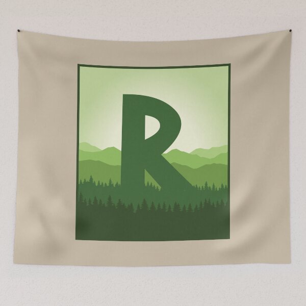 Item preview, Letter R - In the Pine Forrest designed and sold by pixelinga.