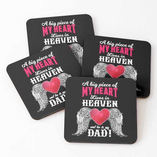 Item preview, A big piece of my heart lives in heaven and he is my Dad designed and sold by WePrintTees.