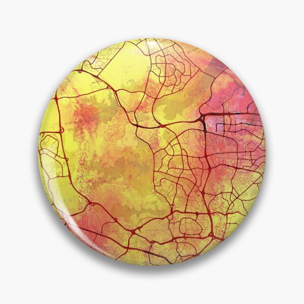 Item preview, Singapore Asia Street Map Magma Eruption designed and sold by IvonDesign.