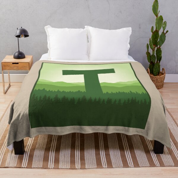 Item preview, Letter T - In the Pine Forrest designed and sold by pixelinga.
