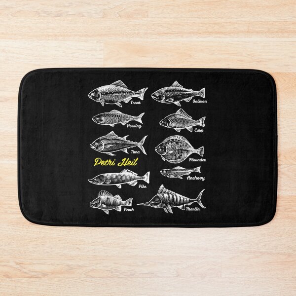 Item preview, Angler Petri Heil Fish Species Gift Fisherman designed and sold by Artgifts.