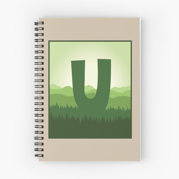 Artikelvorschau, Letter U - In the Pine Forrest entworfen und verkauft von pixelinga.