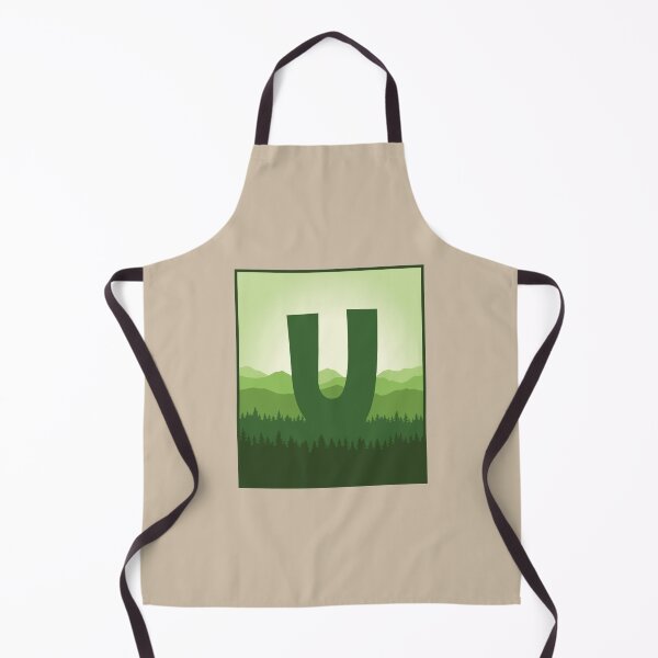 Item preview, Letter U - In the Pine Forrest designed and sold by pixelinga.