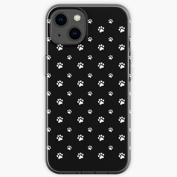 Pawprints B&W iPhone Soft Case