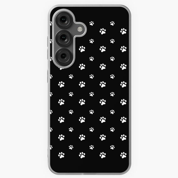 Pawprints B&W Samsung Galaxy Soft Case