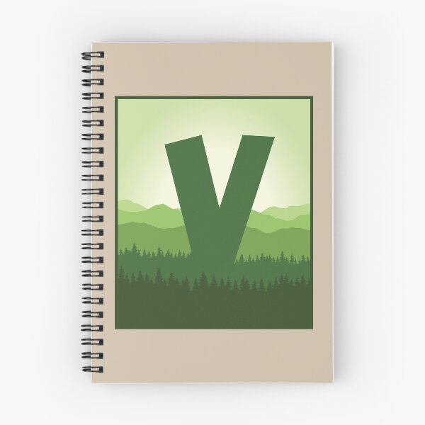 Item preview, Letter V - In the Pine Forrest designed and sold by pixelinga.