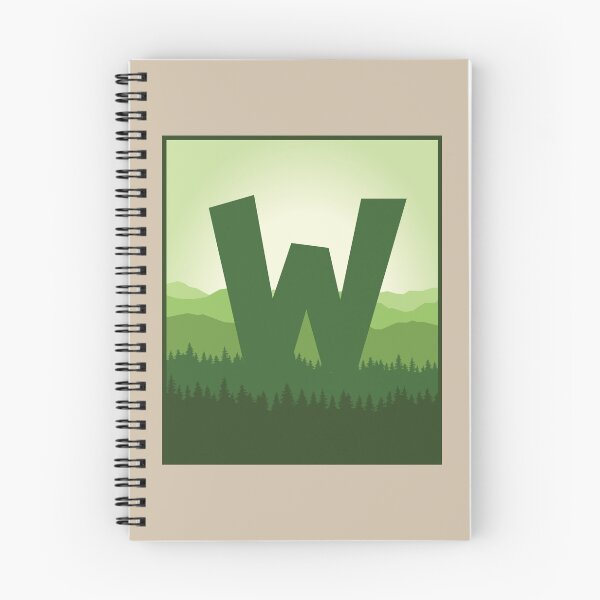 Artikelvorschau, Letter W - In the Pine Forrest entworfen und verkauft von pixelinga.
