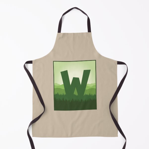 Item preview, Letter W - In the Pine Forrest designed and sold by pixelinga.
