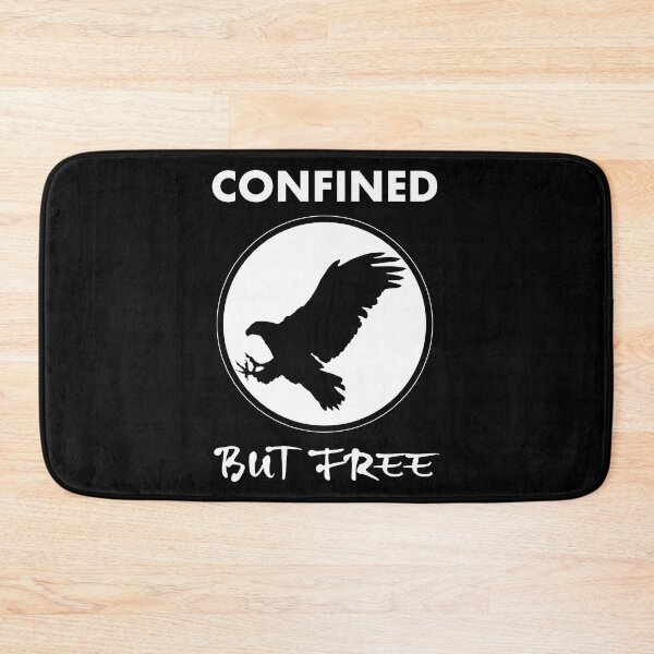Item preview, Confined but free, black eagle, quarantine, confinement. designed and sold by LookFrog.