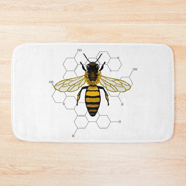 Bumblebee, bee art, bee design, minimalist bee honey Hand & Bath Towel by  SurenArt