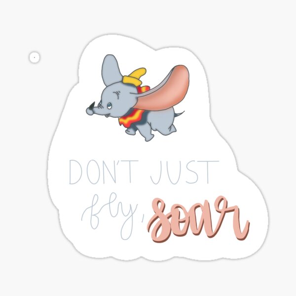 ‘Don’t just fly, soar’ Sticker