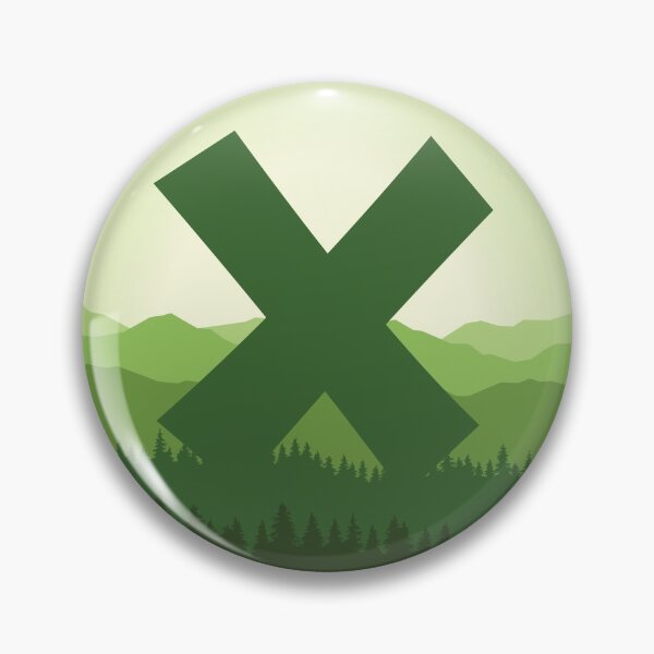 Item preview, Letter X - In the Pine Forrest designed and sold by pixelinga.
