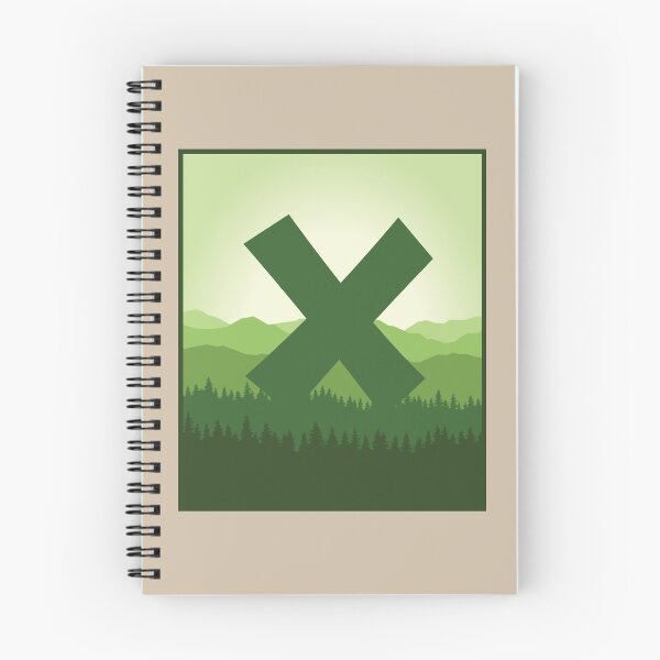 Item preview, Letter X - In the Pine Forrest designed and sold by pixelinga.