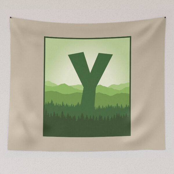 Item preview, Letter Y - In the Pine Forrest designed and sold by pixelinga.
