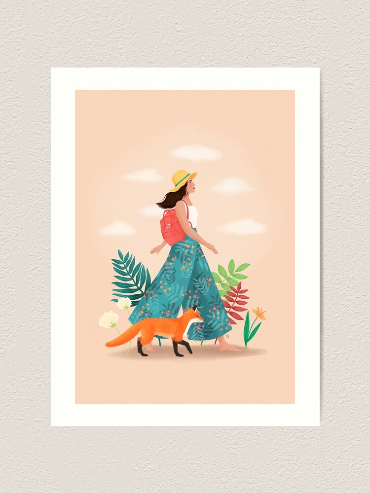 Alternate view of Fox Art Print