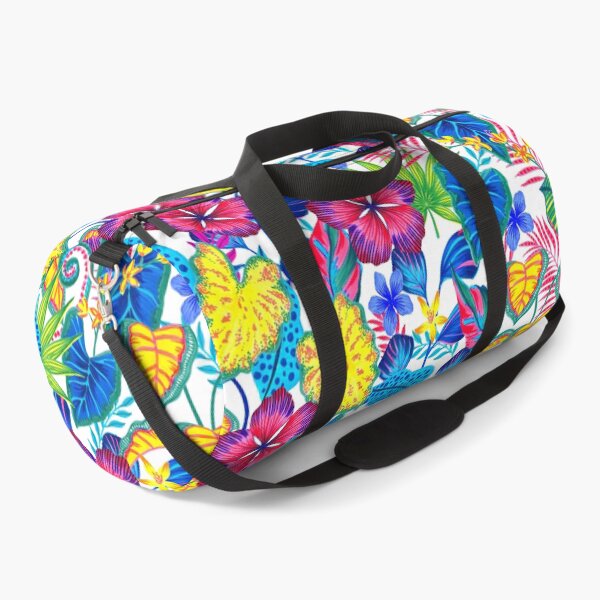 Item preview, Colorful Tropical Flower Pattern designed and sold by Silvia  Ospina.