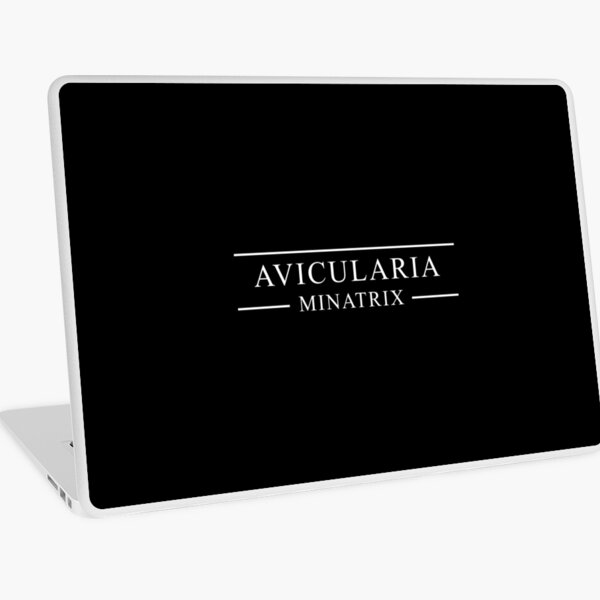 Item preview, Avicularia minatrix Redstripe Pinktoe tarantula spider text design designed and sold by Avicularious.
