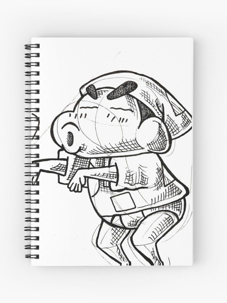 Shinchan blowing a kiss sketch of shinchan drawing of shinchan sending  love throwing loving heart Spiral Notebookundefined by Mariuki Flow   Redbubble