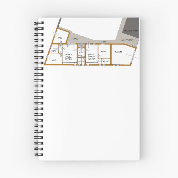 Item preview, Floor plan of a two-apartment family house designed and sold by Istvan Ocztos.