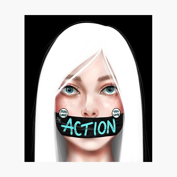 Action Speaks Louder Than Words Photographic Print