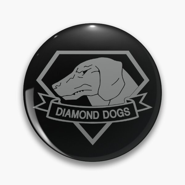 Item preview, Metal Gear Solid - Diamond Dogs over Heart (Gray)  designed and sold by crimzind.