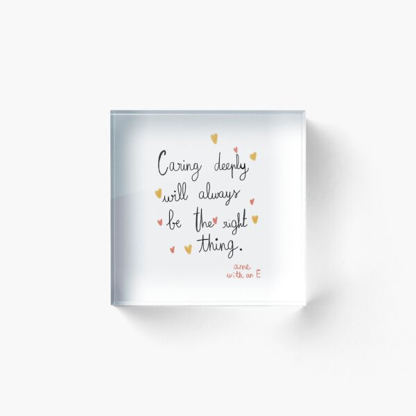 Item preview, Caring deeply will always be the right thing. designed and sold by Abracadabrantes.